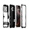 Husă blindată pentru iPhone 16 Pro, R-JUST, negru