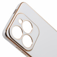 Husă pentru Infinix Hot 40i, Glamour CamShield, alb