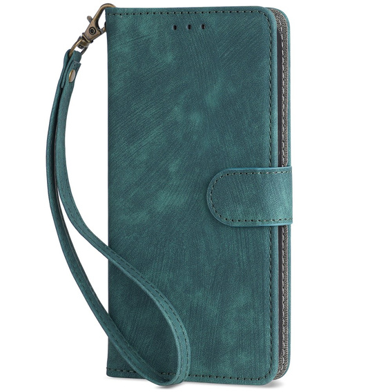 Husă flip pentru Realme 12 5G, RFID Wallet, verde
