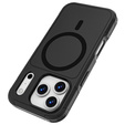 Husă MagForce pentru iPhone 17 Pro, pentru MagSafe, blindată, neagră