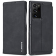 Cu clapetă pentru Samsung Galaxy Note 20 Ultra, LC.IMEEKE, negru