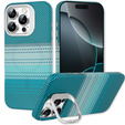 Carcasă pentru iPhone 16 Pro, cadru Kickstand, pentru MagSafe, Moon Green