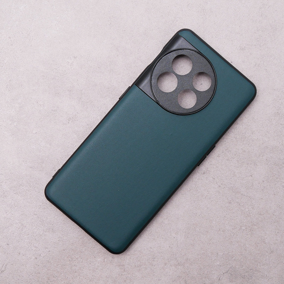 Husă din piele pentru OnePlus 11 5G, leather hybrid, verde