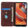 Huse pentru Samsung Galaxy S24 Ultra, Wallet Litchi Leather, maro