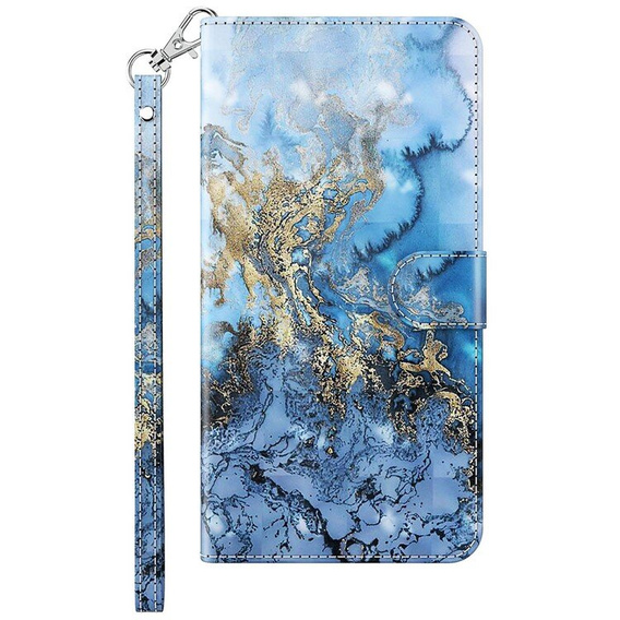 Cu clapetă pentru Samsung Galaxy A05s, Wallet, Butterflies, albastru