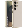 Huse pentru Samsung Galaxy S25 Ultra, GKK Leather, gri titan