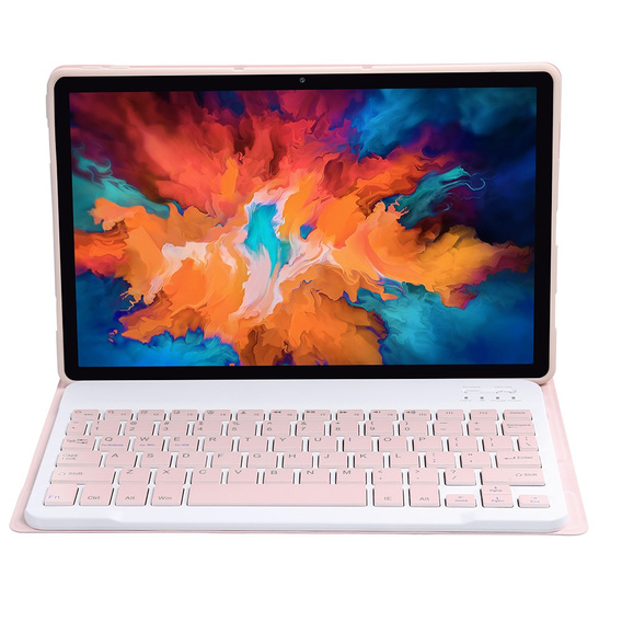 Carcasă + tastatură Lenovo Tab P11 J606F / P11 5G J607Z, roz rose gold