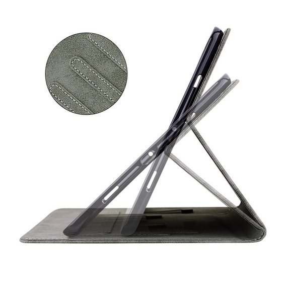 Huse pentru Xiaomi Pad 6, Wallet Pen Slot, gri