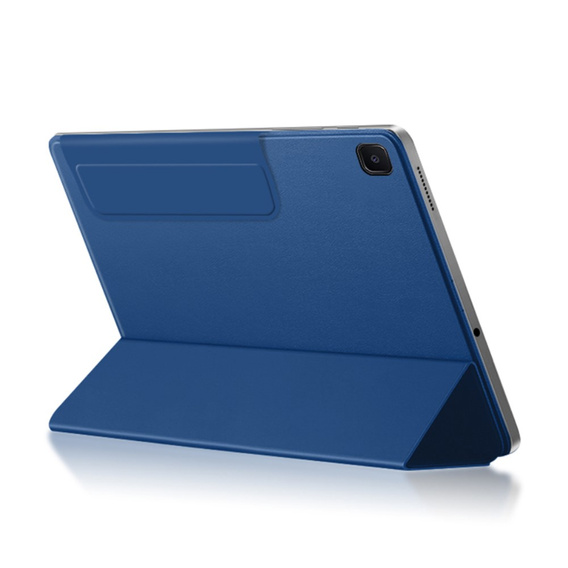 Husă pentru Samsung Galaxy Tab S6 Lite Tri-fold, Magnetic smartcase, albastru închis