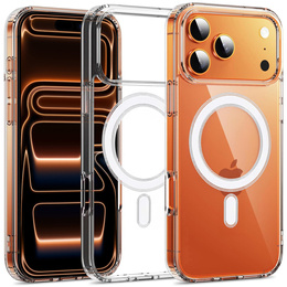 Carcasă magnetică TPU + Acrilic pentru iPhone 17 Pro (compatibilă cu MagSafe)
