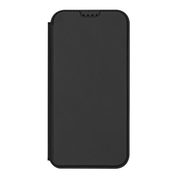 Husă Dux Ducis pentru iPhone 17, Skin Pro, cu clapetă, cu slot pentru carduri, negru