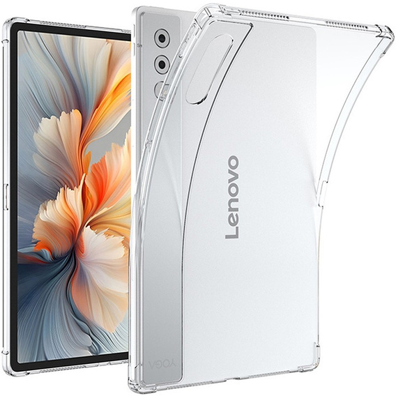 Husă pentru Lenovo Yoga Tab Plus, silicon, transparentă