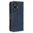 Cu clapetă pentru Huawei Nova 11, Card Slot, albastru închis