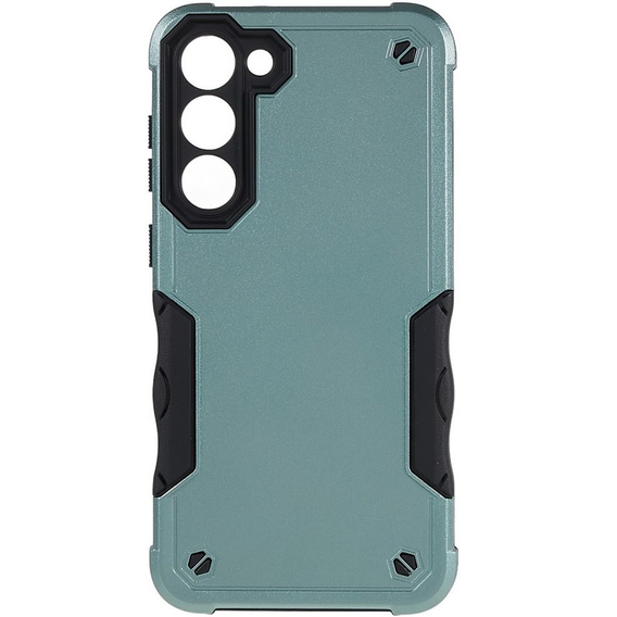 Husă blindată pentru Samsung Galaxy S23 Plus, Dual-Layer, verde
