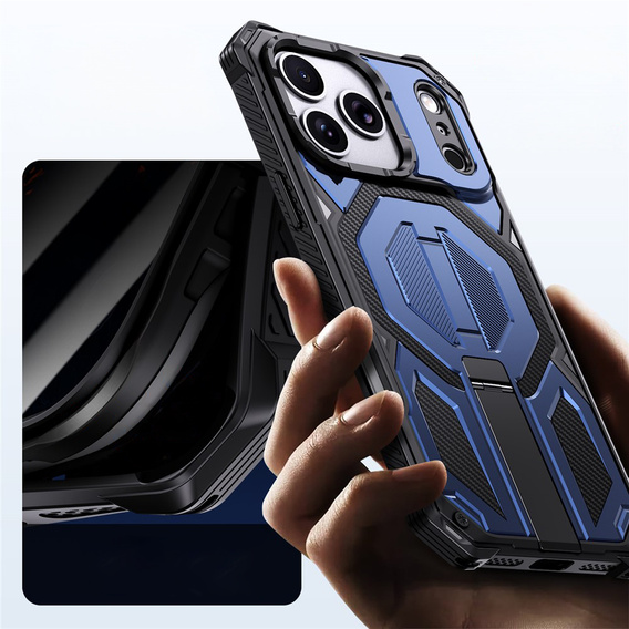 Husă de protecție compatibilă cu MagSafe, cu suport pentru iPhone 17 Pro Max