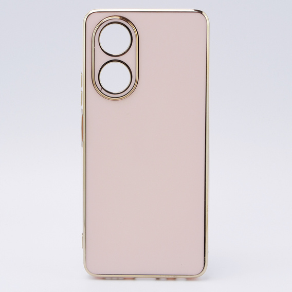 Husă pentru Oppo A58 4G, Glamour CamShield, roz rose gold