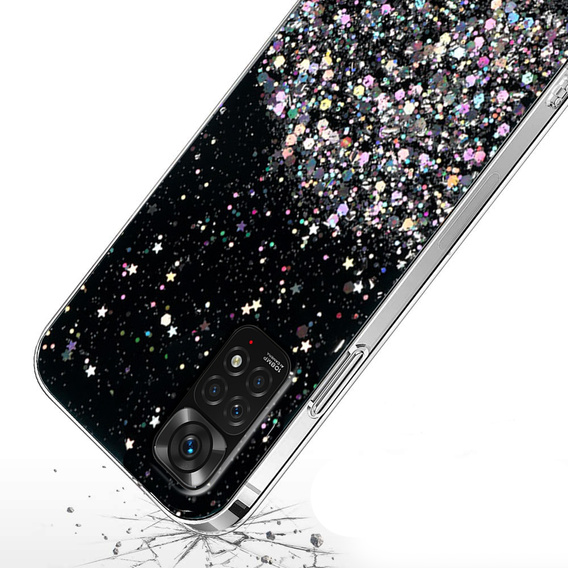 Huse pentru Xiaomi Redmi Note 11/11S, Glittery, negru