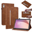 Huse pentru Lenovo Tab M9, Wallet Pen Slot, maro