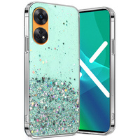 Huse pentru Oppo Reno8 T, Glittery, verde