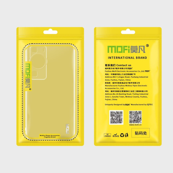 Husă MOFI pentru Huawei P60 / P60 Pro, subțire, transparentă