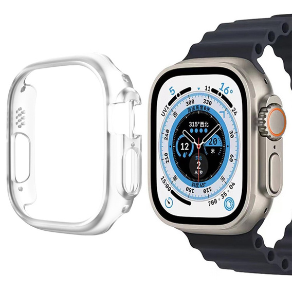 Etui Hard PC Frame do Apple Watch Ultra 49mm, Transparent