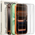 2x sticlă călită ERBORD 9H Hard Glass pe ecran pentru iPhone 17 Pro/17/16 Pro