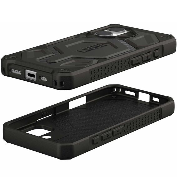 Urban Armor Gear Huse pentru iPhone 15 Plus, Monarch Pro Kevlar MagSafe, negru