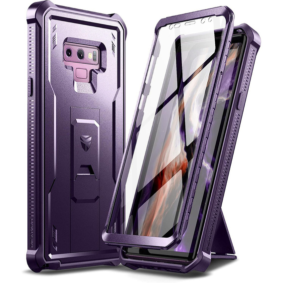 Husă blindată pentru Samsung Galaxy Note 9, Dexnor Full Body, violet