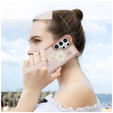 Husa pentru Samsung Galaxy S25 Ultra, Leather Flower Card Slot, roz