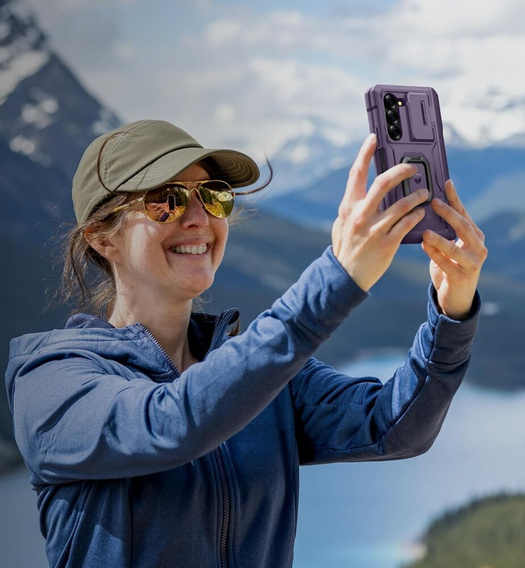 Husă blindată pentru Samsung Galaxy Z Fold 6 5G, Dexnor Full Body S-Pen Slot, violet