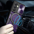 Husă blindată pentru Samsung Galaxy A54 5G, CamShield Slide, violet