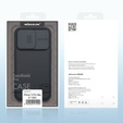 Carcasă blindată Nillkin pentru iPhone 14 Pro, CamShield Pro, negru
