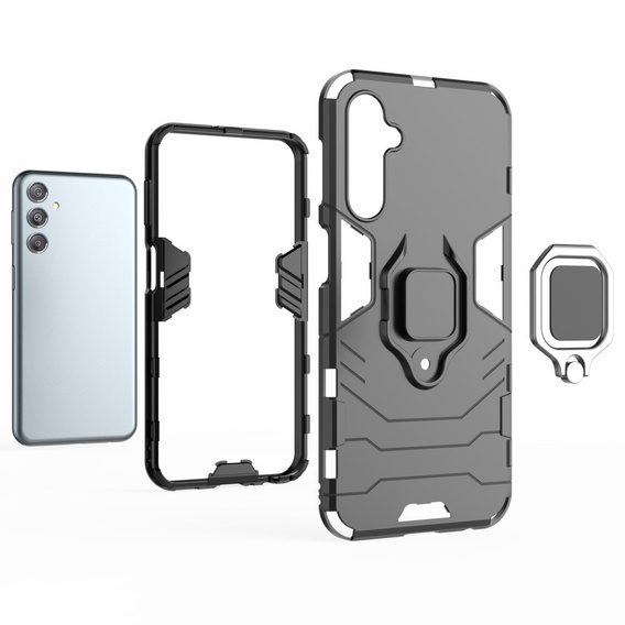 Huse pentru Samsung Galaxy A25 5G, Kickstand Ring, negru
