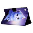 Husă pentru Samsung Galaxy Tab A7 Lite, cu clapetă, cat