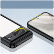 Carcasă pentru Google Pixel 8, Fusion Hybrid, cu protecție pentru camera foto, transparent / negru