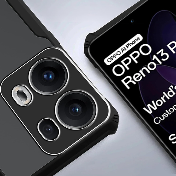 Huse pentru Oppo Reno 13 Pro, AntiDrop Hybrid, negru