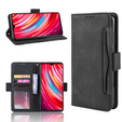 Cu clapetă pentru Xiaomi Redmi Note 8 Pro, Card Slot, negru