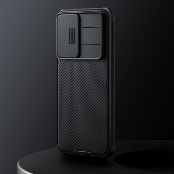 Husă magnetică NILLKIN CamShield Pro pentru Samsung Galaxy A57 5G, negru