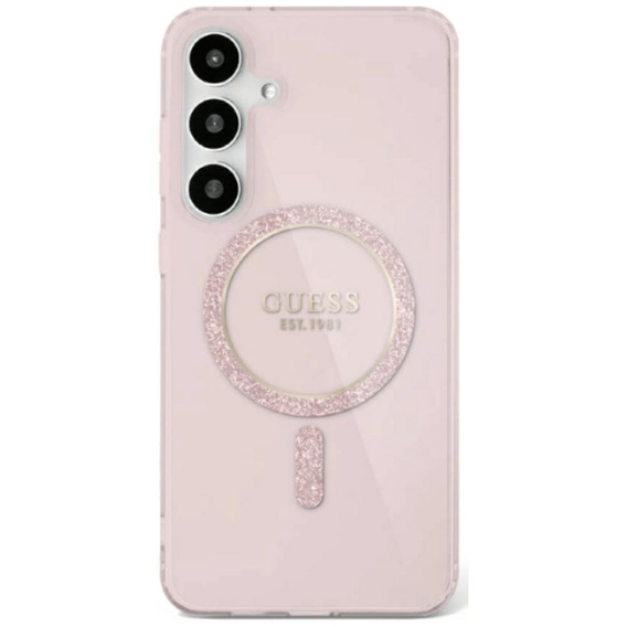Husă GUESS IML Glitter Circle pentru Samsung Galaxy S25