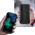 Husă blindată pentru Samsung Galaxy S23 Plus, R-JUST CamShield Slide, negru