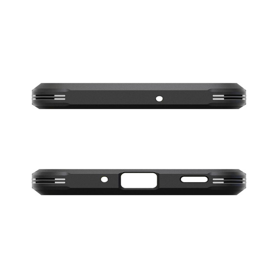 Carcasa Spigen pentru Samsung Galaxy A36 5G, Tough Armor Mag MagSafe, negru + 9H Tempered Glass