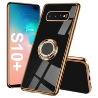 Huse pentru Samsung Galaxy S10+ Plus, Electro Ring, negru