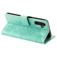 Cu clapetă pentru Samsung Galaxy S23 FE, Mandala, verde