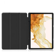 Husă pentru Samsung Galaxy Tab S10+ Plus, Smartcase cu spațiu pentru stylus, negru