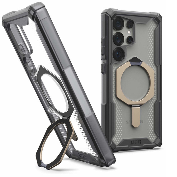 Carcasă Urban Armor Gear pentru Samsung Galaxy S25 Ultra, Plasma XTE MagSafe Kickstand, negru