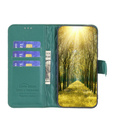 Cu clapetă pentru Motorola Edge 50 Pro 5G, Wallet, BINFEN COLOR, verde