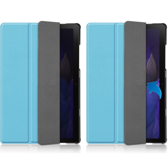 Husă pentru Samsung Galaxy Tab A8 10.5 SM-X200 SM-X205, Smartcase, albastru