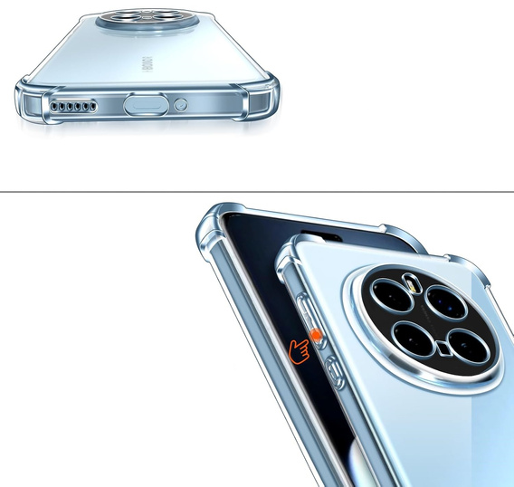 Huse pentru Honor Magic 7 Pro, Dropproof, transparentă