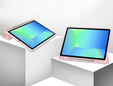 Husă pentru Samsung Galaxy Tab S10 FE+ Plus, Smartcase cu spațiu pentru stylus, roz