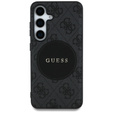 Husă GUESS 4G Circle Classic Logo MagSafe pentru Samsung Galaxy S25